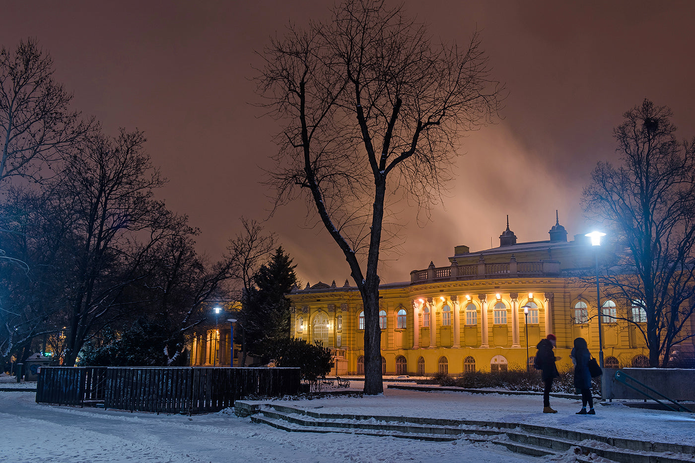Széchenyi Bath in the snow #1807