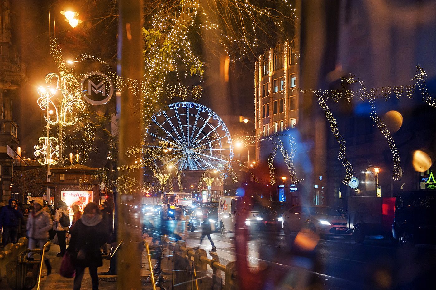 Andrássy Avenue in Christmas lights #1896