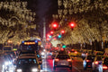Traffic on Andrássy Avenue at Christmas #1899