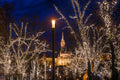 Matthias Church and the Christmas lights of Kossuth Square #1912