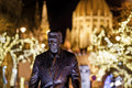 Ronald Reagan statue in Liberty Square at Christmas #2008