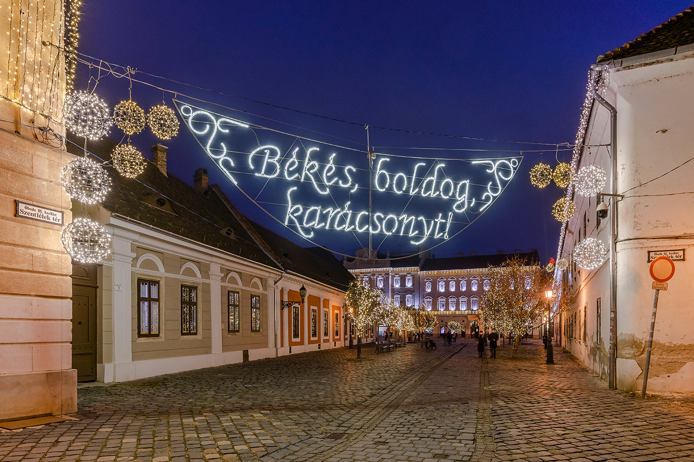 Karácsonyi fények Óbudán #2036