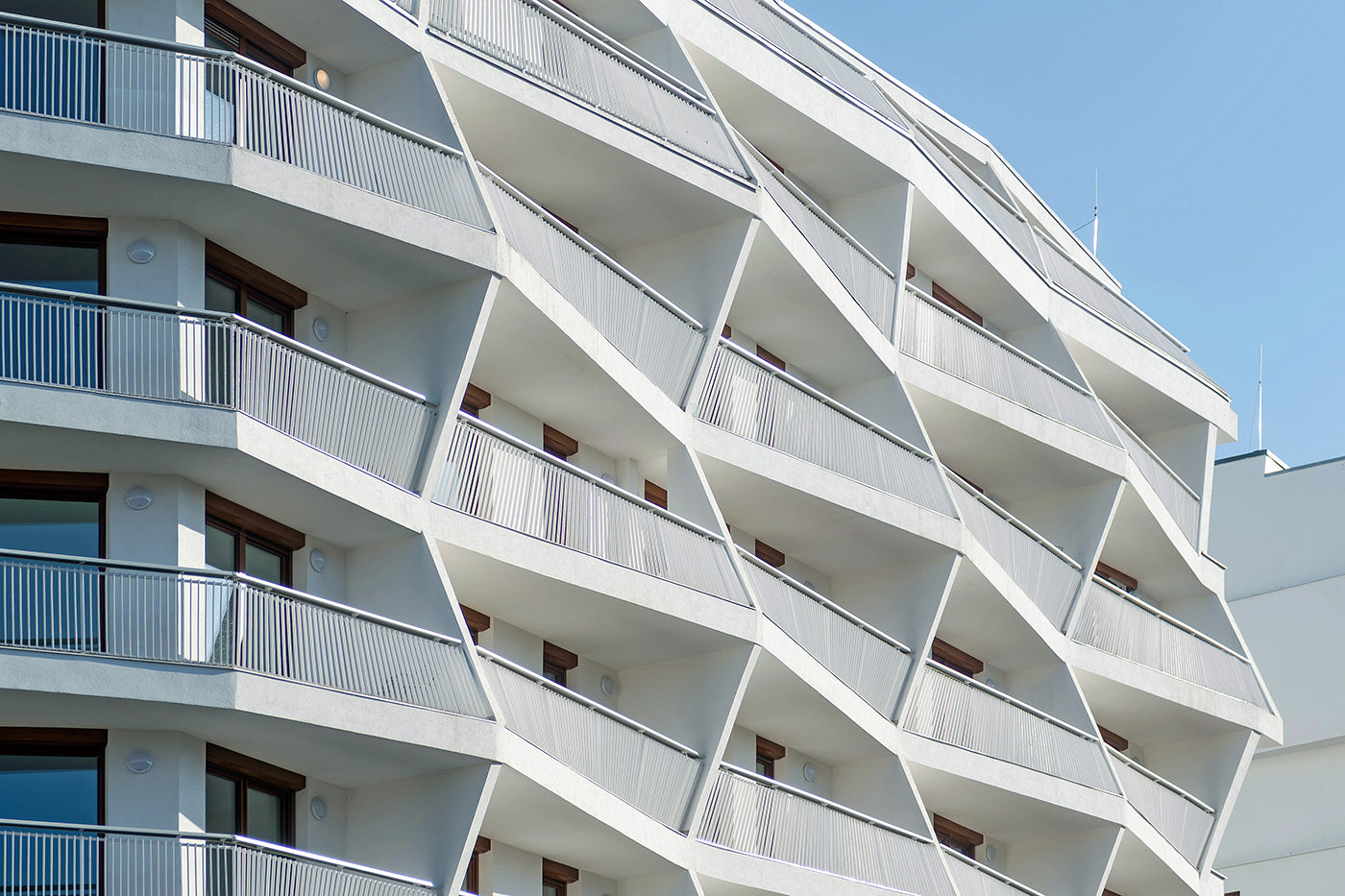 Modern residential building on Taksony Street #2044