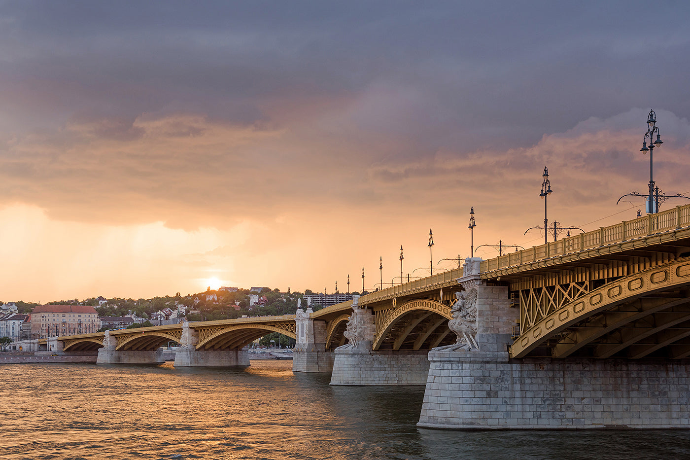 Margaret Bridge at sunset #2157