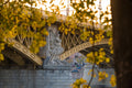 Detail of Margaret Bridge in autumn #2166