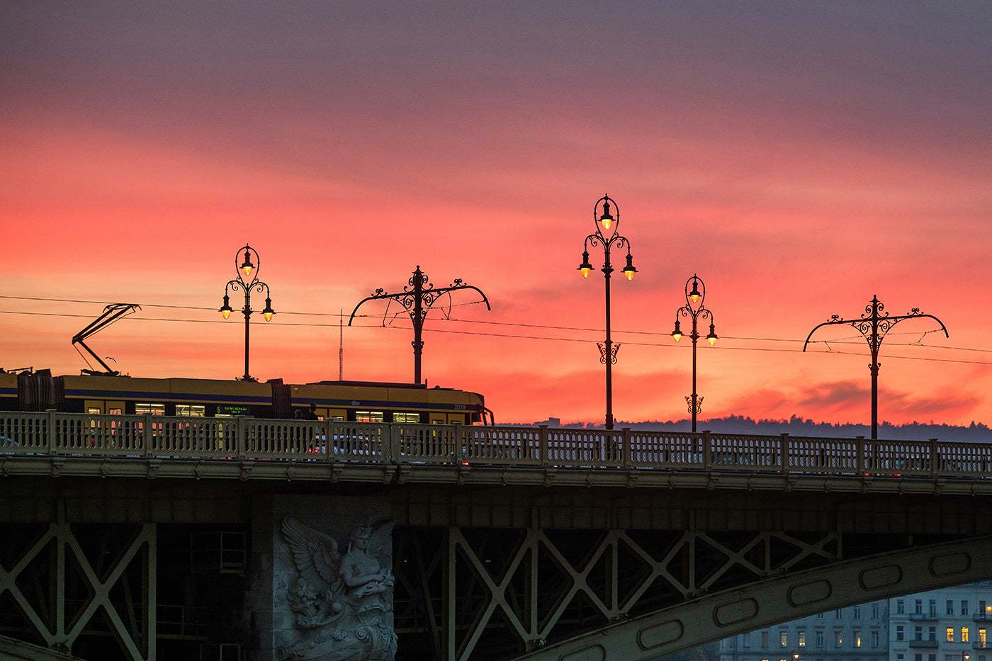 Margit híd naplementekor #2167