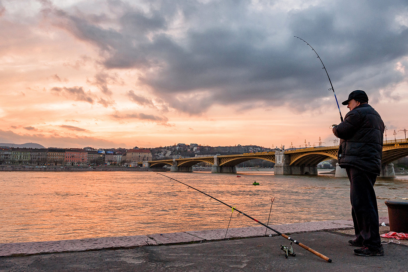 Fisherman at Margaret Bridge #2170