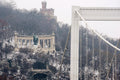 Elizabeth Bridge and Gellért Hill in winter #2203