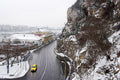 At the foot of Gellért Hill in winter #2209