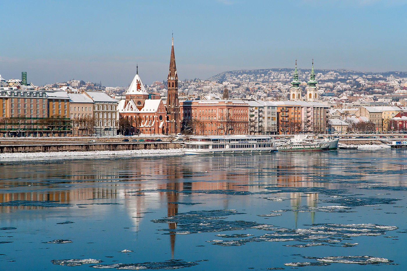 Ice formation on the Danube #2220