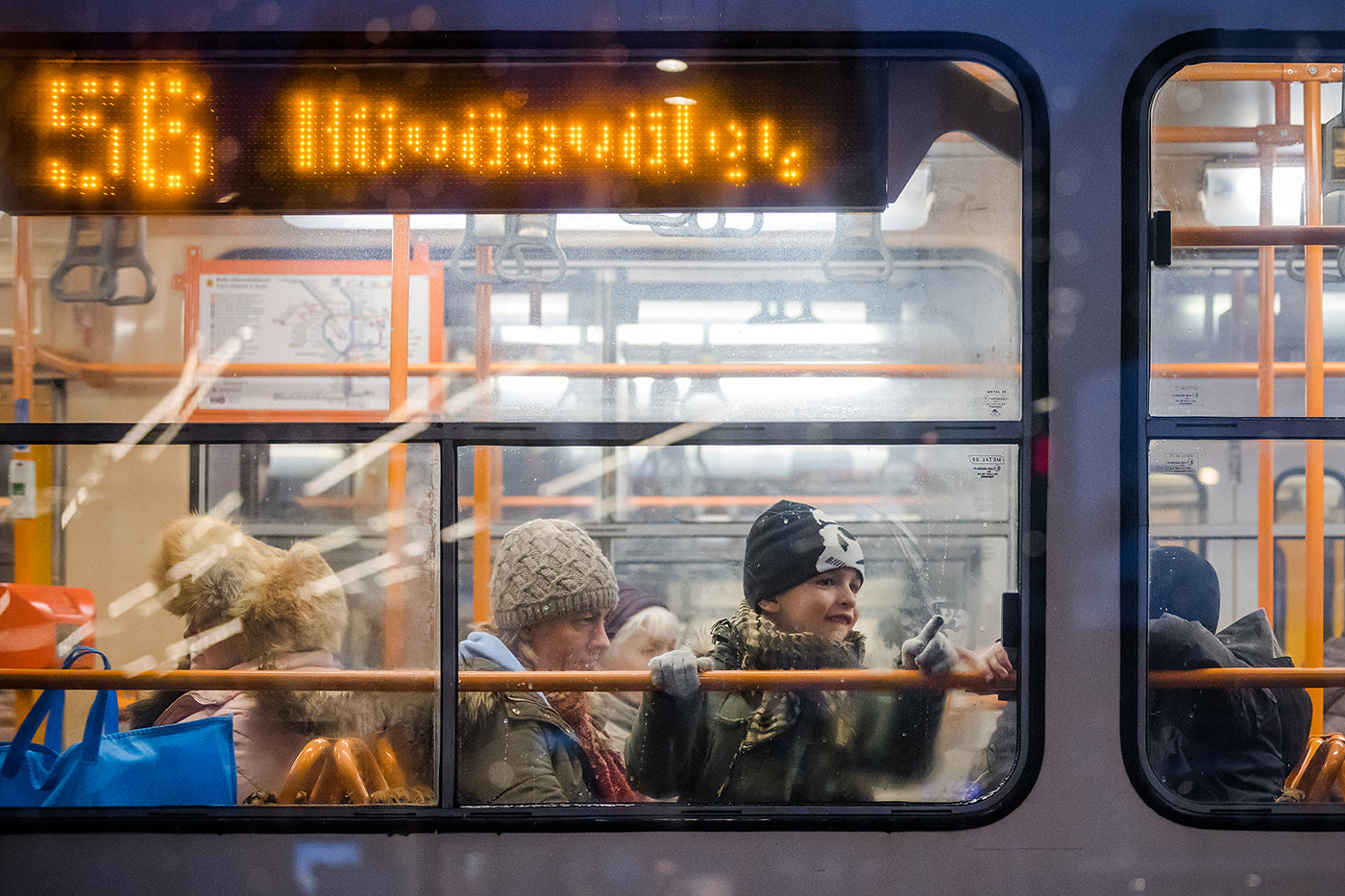 Child in the tram window #2235