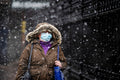 In the snow at Nyugati #2257