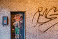 Street art in the tunnel under the Chain Bridge #2396