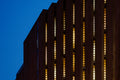 Detail of Mariott hotel at night #2404