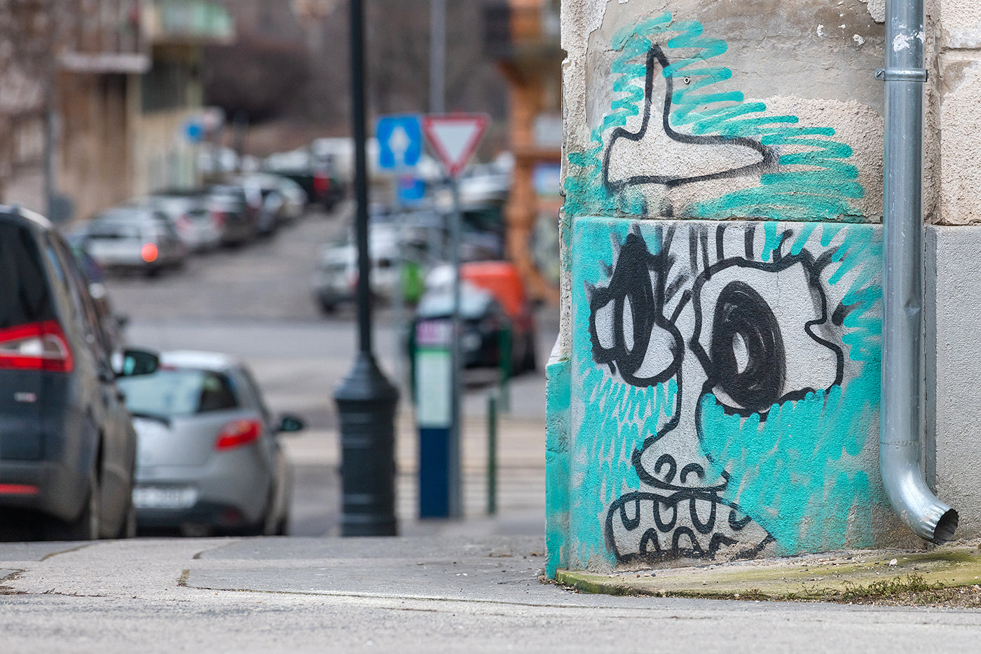 Street art on Ürömi Street #2409