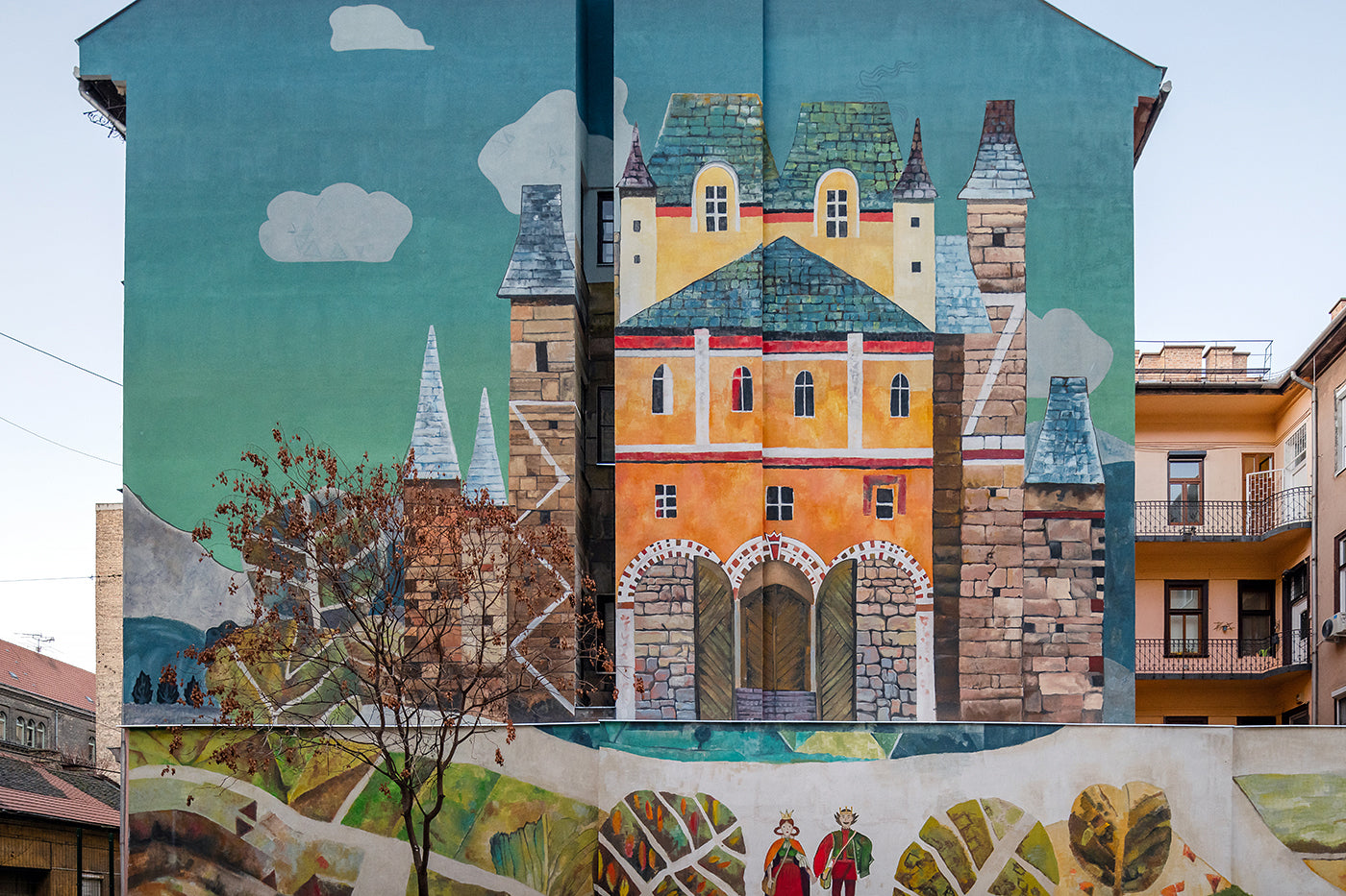 Mural at Cifra Palace Playground #2449