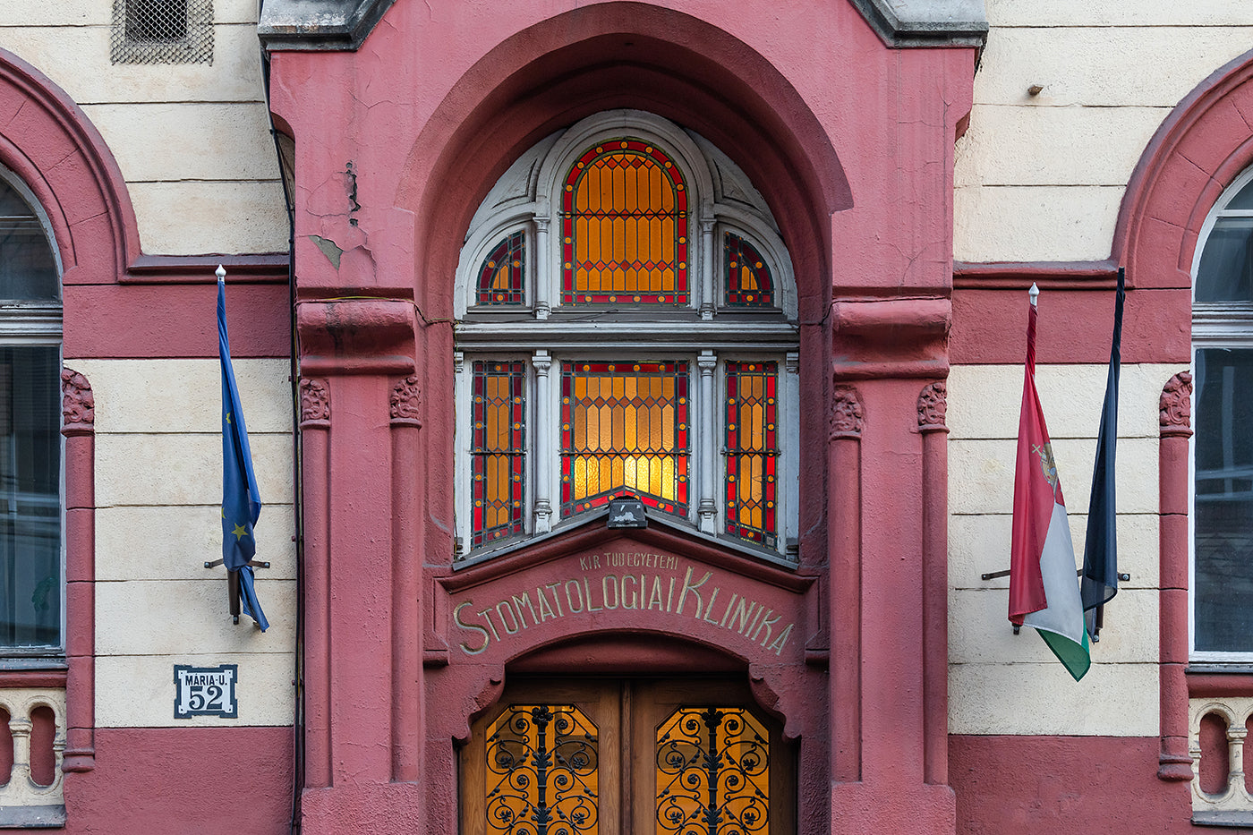 Mária Street 52. facade detail #2473