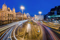 Nyugati Square from the overpass at night #2520