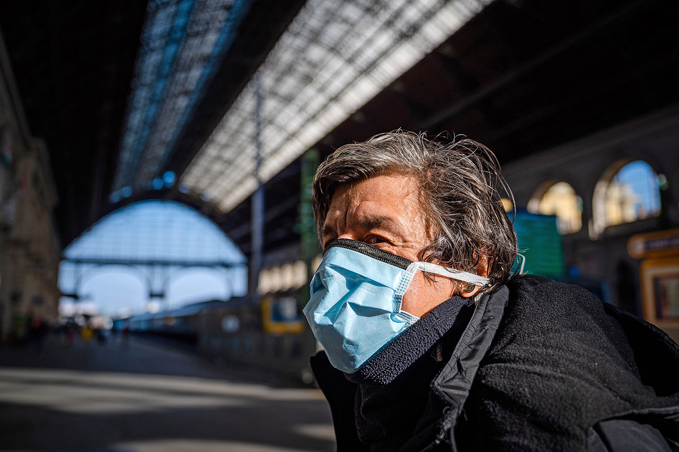 Portrait in Keleti during the coronavirus pandemic #2589