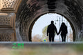 Couple under the Chain Bridge #2724