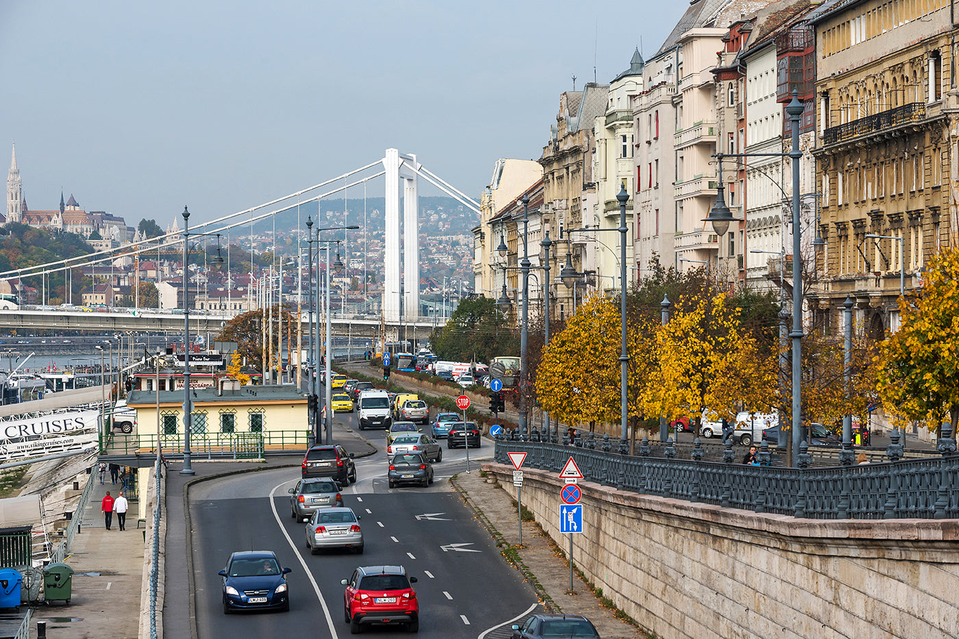 Belgrade quay in autumn #2792