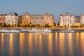 Evening lights on the Carl Lutz Wharf #2798