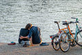 Couple on the Danube Bank #2862