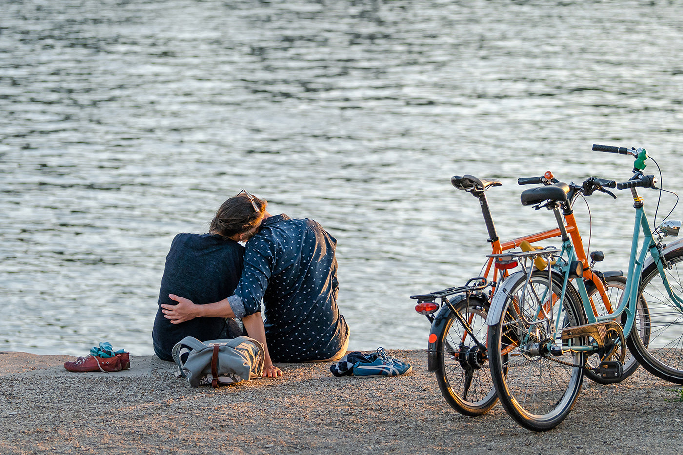 Couple on the Danube Bank #2862