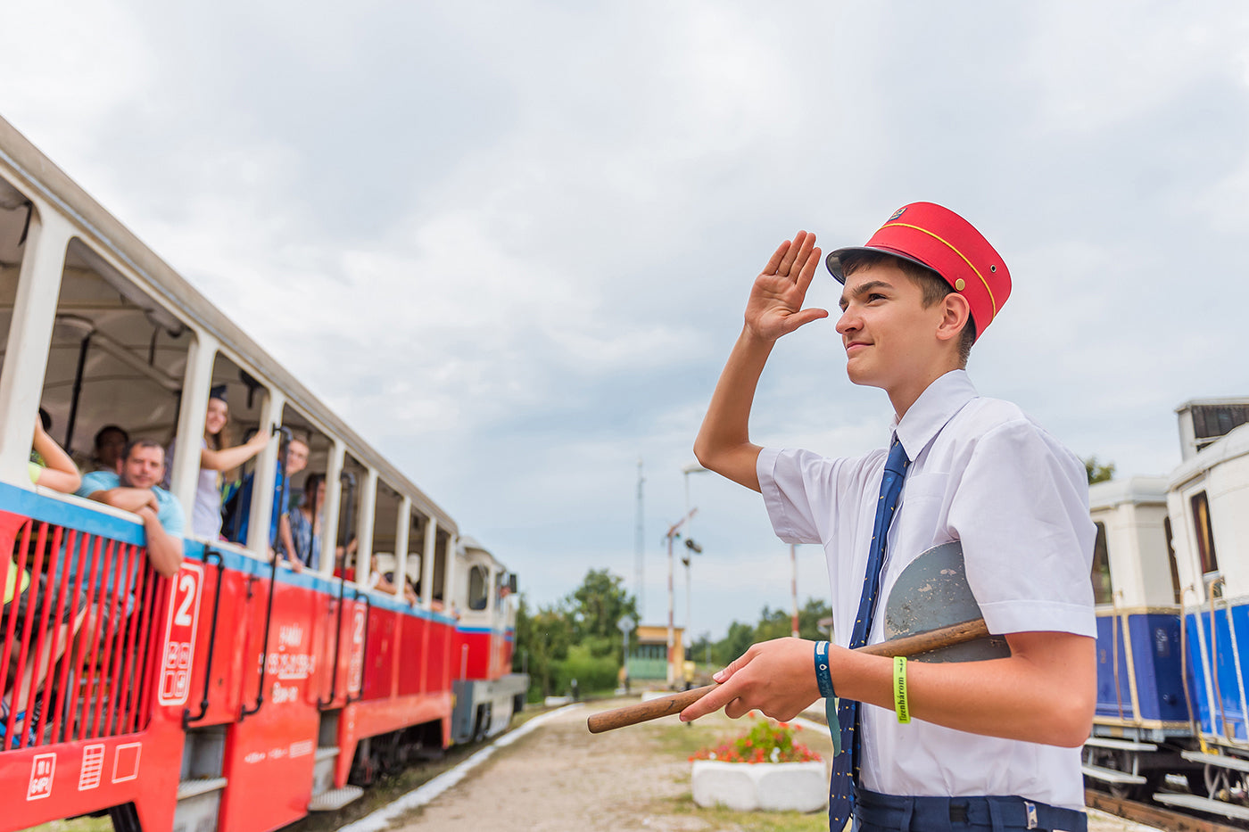 Children's railway in summer #2906