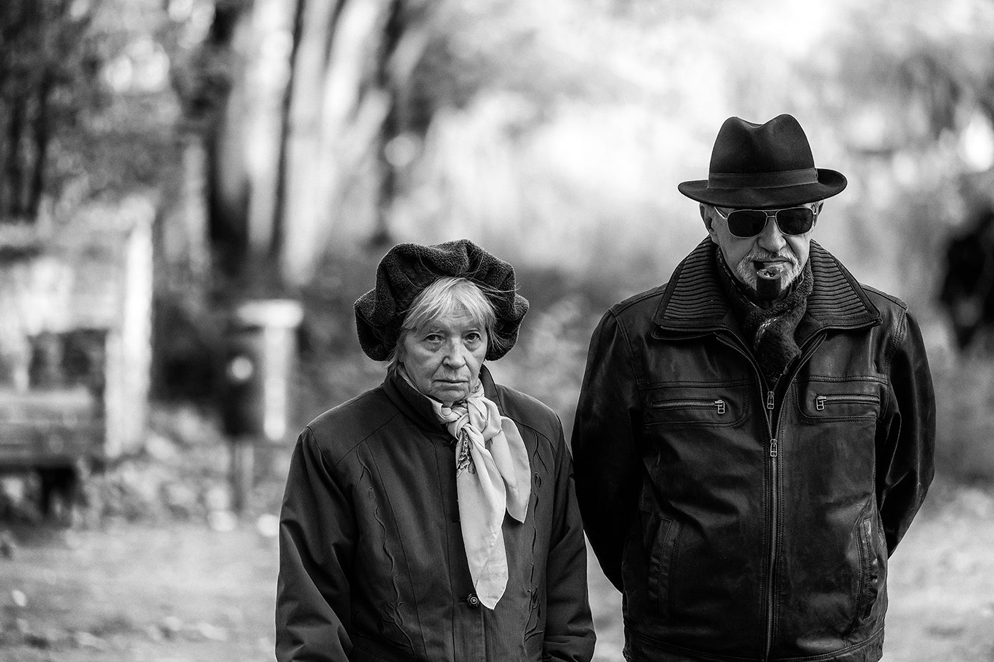 Elderly couple at Lake Fenektelen #3351