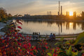 Sunset at Kopaszi Dam #3362
