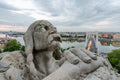 Gellért szobor pogánya és Budapest látképe #3608