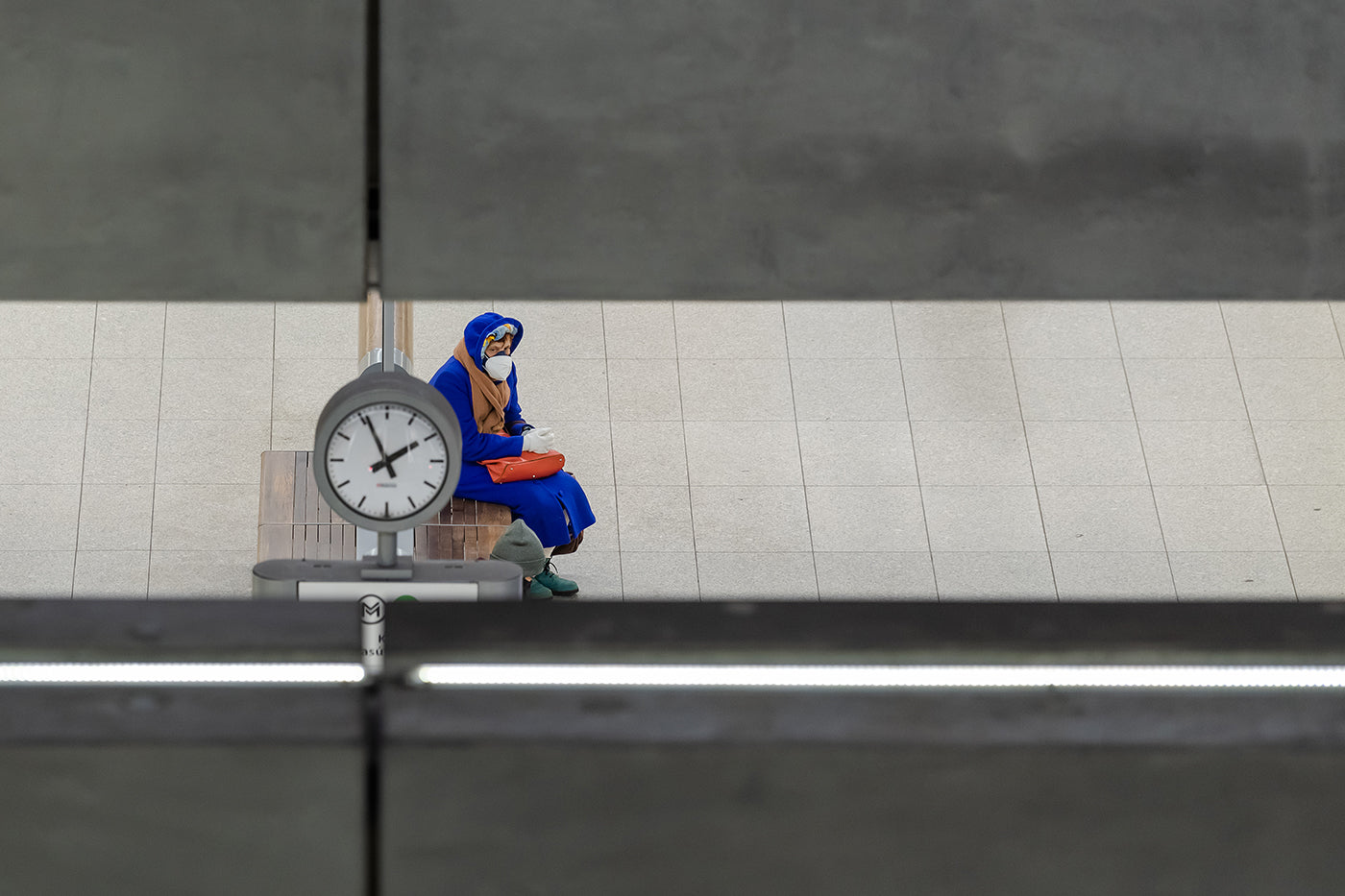 Metróra várva a Keletinél #3673