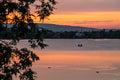 Pebble Lake at sunset #3678