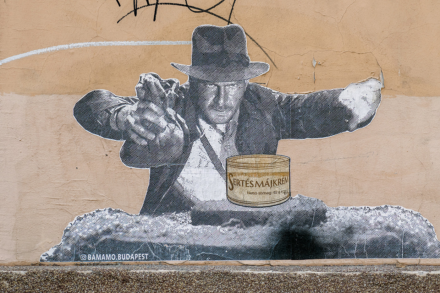 Street art on Király Street #3693