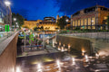 Eiffel Square and the Giraffe at night #3757
