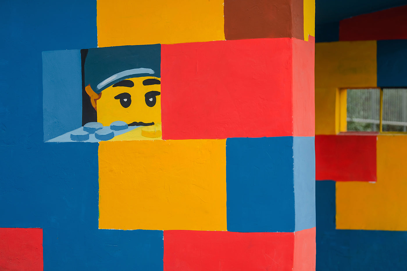 Kútvölgyi úti buszmegálló LEGO figurákkal #3815