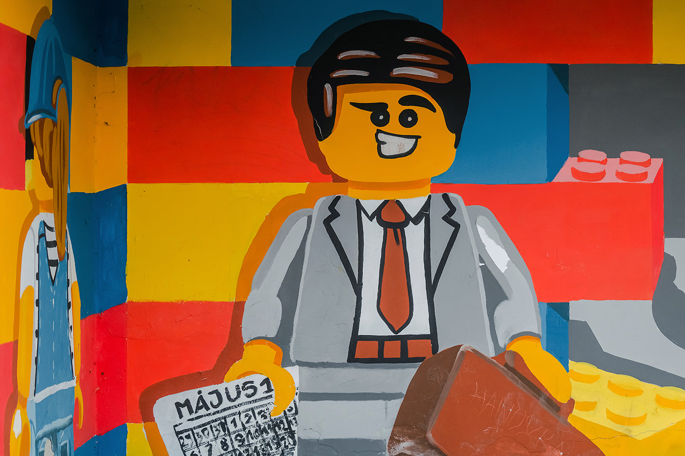 Kútvölgyi úti buszmegálló LEGO figurákkal #3820