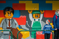 Kútvölgyi úti buszmegálló LEGO figurákkal #3821