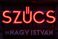 Szűcsmester neonreklámja a Pozsonyi úton #3837