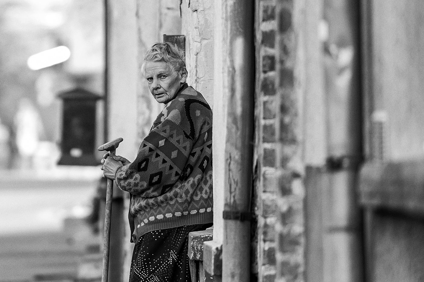 Portrait of an old woman from Csepel #3854