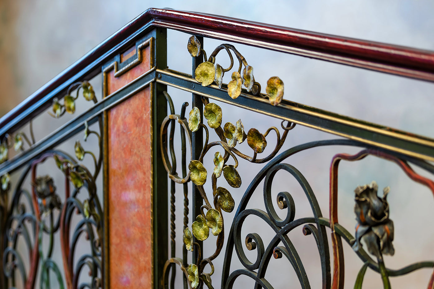 Kőrössy-villa railing detail #3997