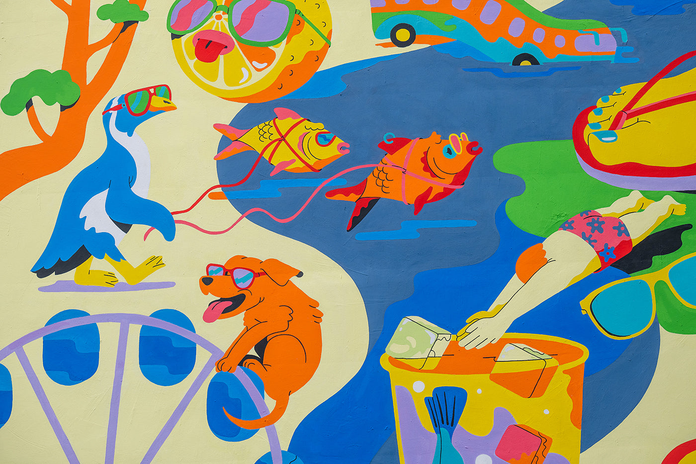 Mural on Akácfa Street #4123