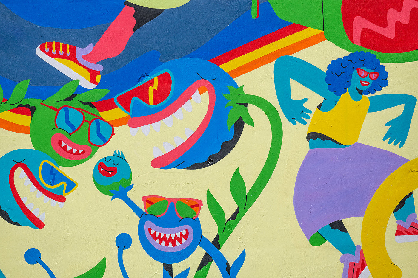 Mural on Akácfa Street #4130