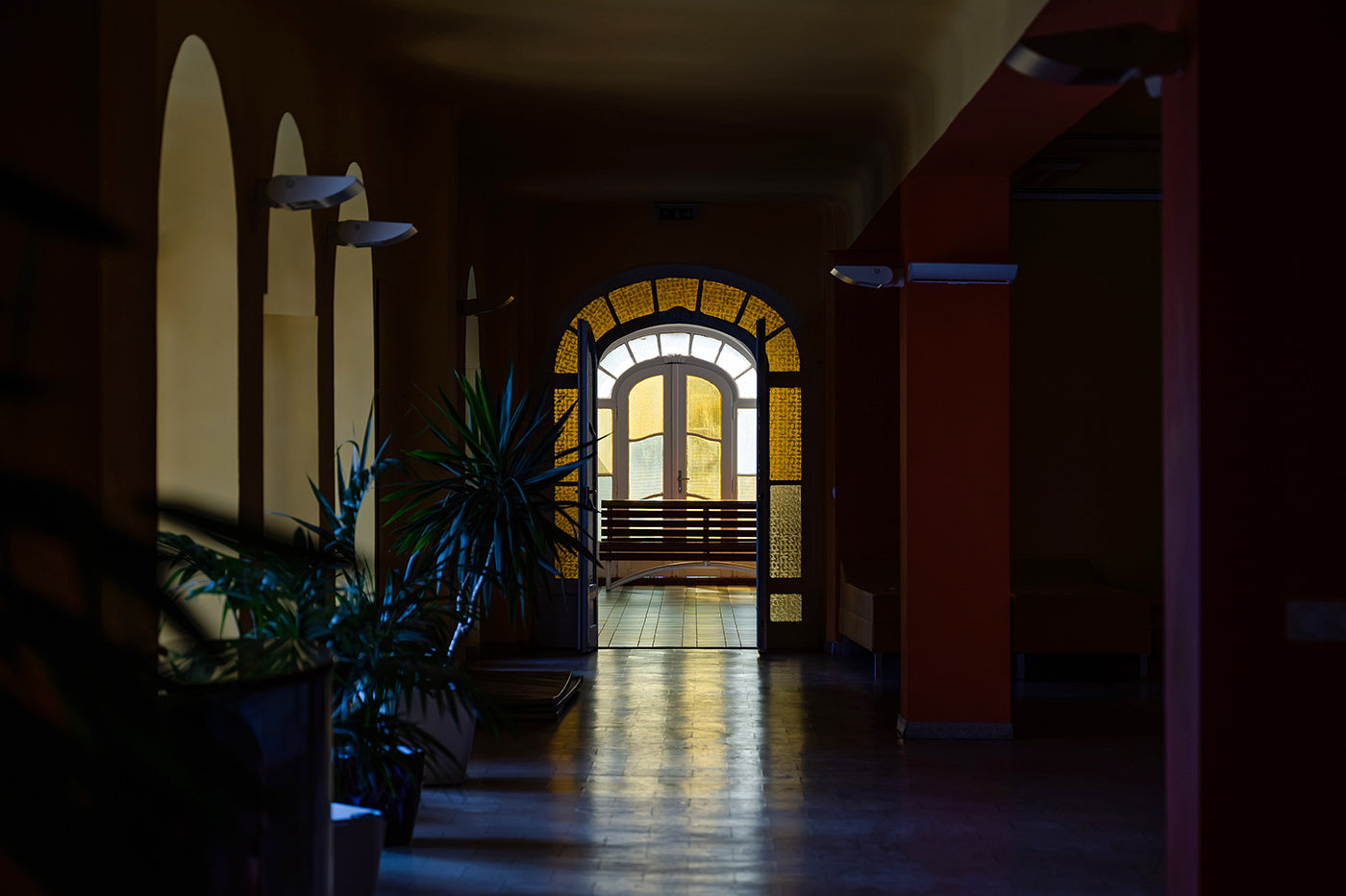 Széchenyi Bath Corridor #4180