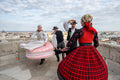 Dancers in folk costumes at Fisherman's Bastion #4246