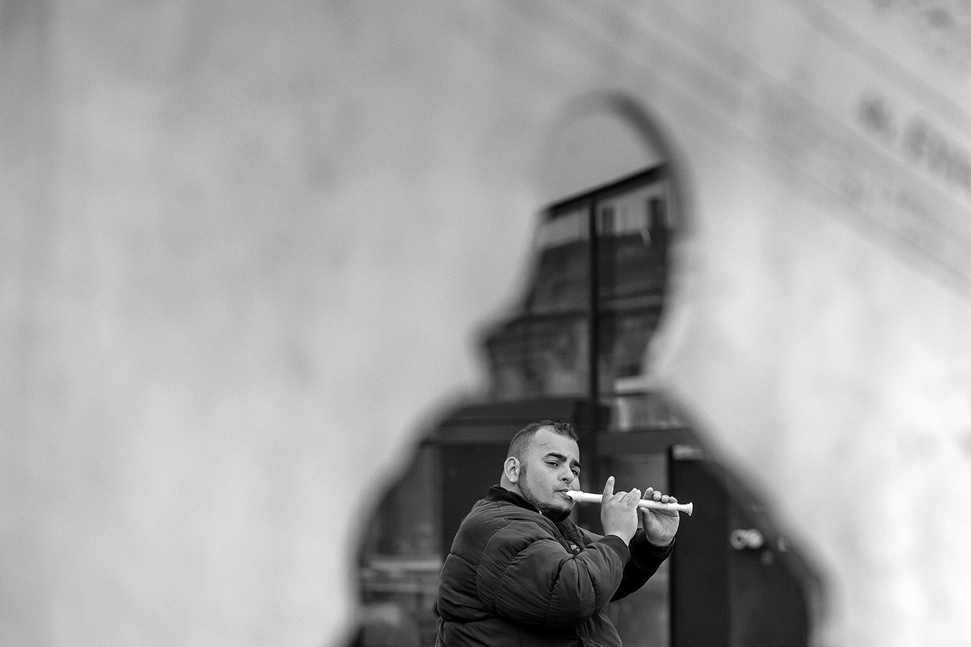 Flutist on Széll Kálmán Square #4337
