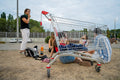 Foundation work in front of Sziget in the Auchan parking lot #4491