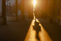 The rays of the setting sun on Kossuth Lajos Street #4536