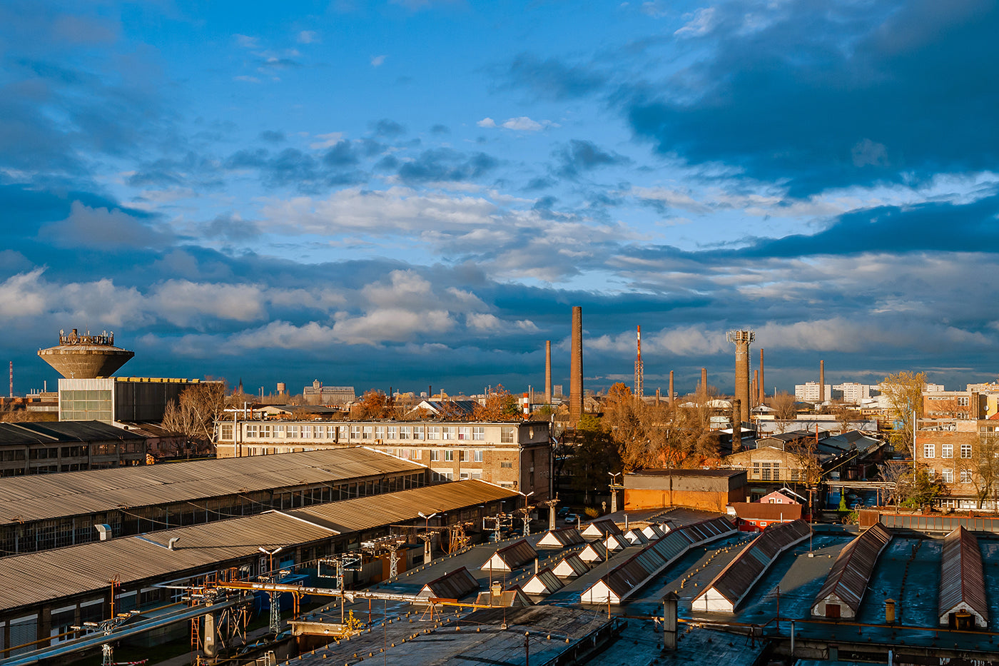 Autumn view of Csepel Works #4576